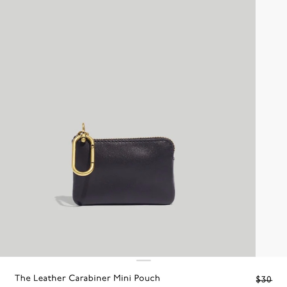 Madewell Leather Carabiner Pouch